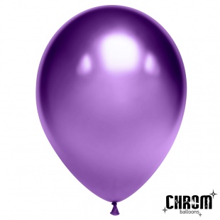 Хром 5""(13см) фиолетовый (Chrome Metallic/ Purple) 100шт/уп