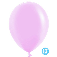 Макарунс розовый бабл-гум ROSA 12""(30см)  пастель Китай (Pink Bubble Gum / Macaroons) 100шт/уп