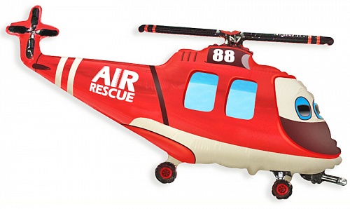 FM фигура большая  901747 Вертолет - Спасатель Фольга